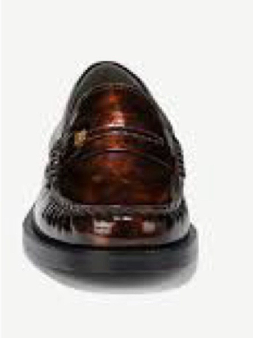 NEW Franco Sarto $130 Yulisa Loafer Color: Tortoise Patent Leather SZ-10M - Picture 6 of 12